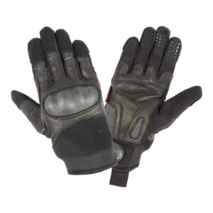 Cut Resistant Digital Leather & Carbon knuckles Tactical gloves