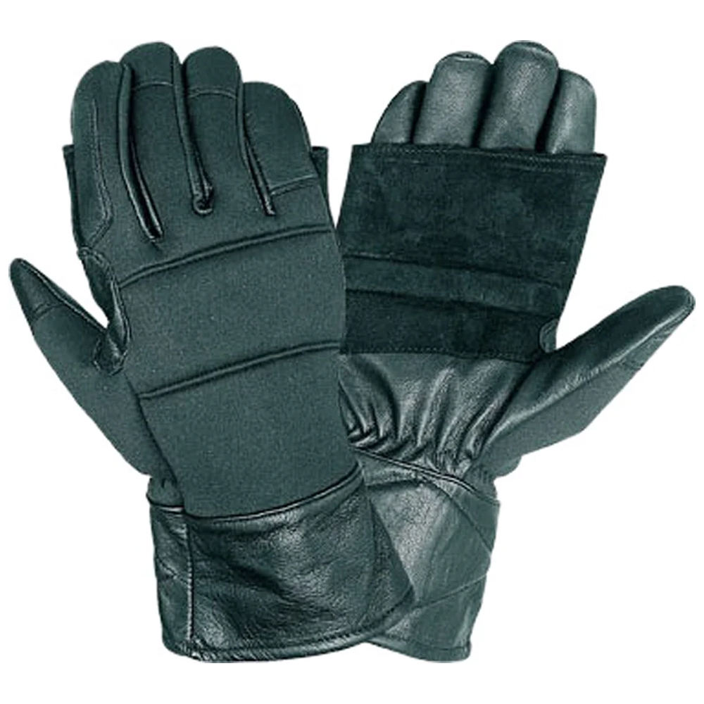 Anatomically Cut Rappelling Leather Tactical Gloves - Alpinebear