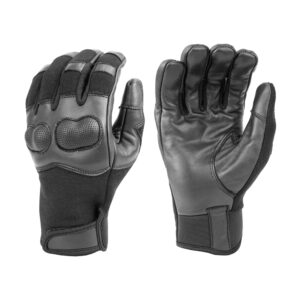 Anatomical Fit Weighted Knuckles Tactical Leather Gloves